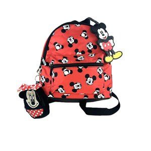 Disney Mickey & Minnie Mouse mini backpack, w/accessories, NWOT